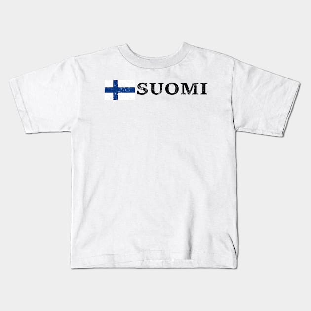 Finland Scandinavia Europe Vacation Travel Kids T-Shirt by Wikstroem